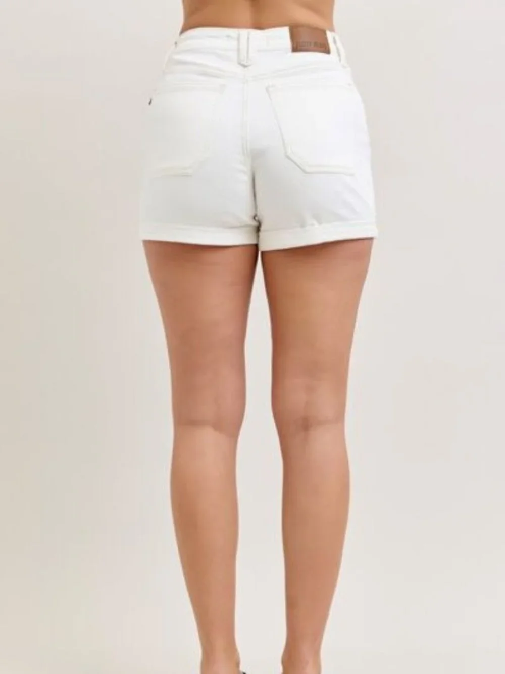 Judy Blue High-Waisted Aurora Weekender Short with Double Rolled Cuff - Picture 4 of 5